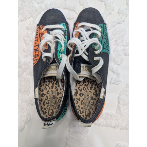 Custom Keds Triple Up Platform Sneakers Punk/Grunge Art Women’s 8 - Picture 11 of 12